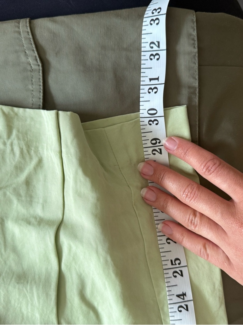 emory park Light Green Wide-Leg Trousers - Picture 6 of 7